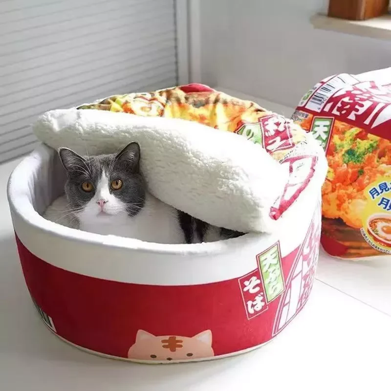 Cat Winter Tent Funny Noodles Small Dog Bed House Sleeping Bag Cushion for Cats Plush Bed Furniture Accessories of Pet Products
Cat Winter Tent Funny Noodles Small Dog Bed House Sleeping Bag Cushion for Cats Plush Bed Furniture Accessories of Pet Products