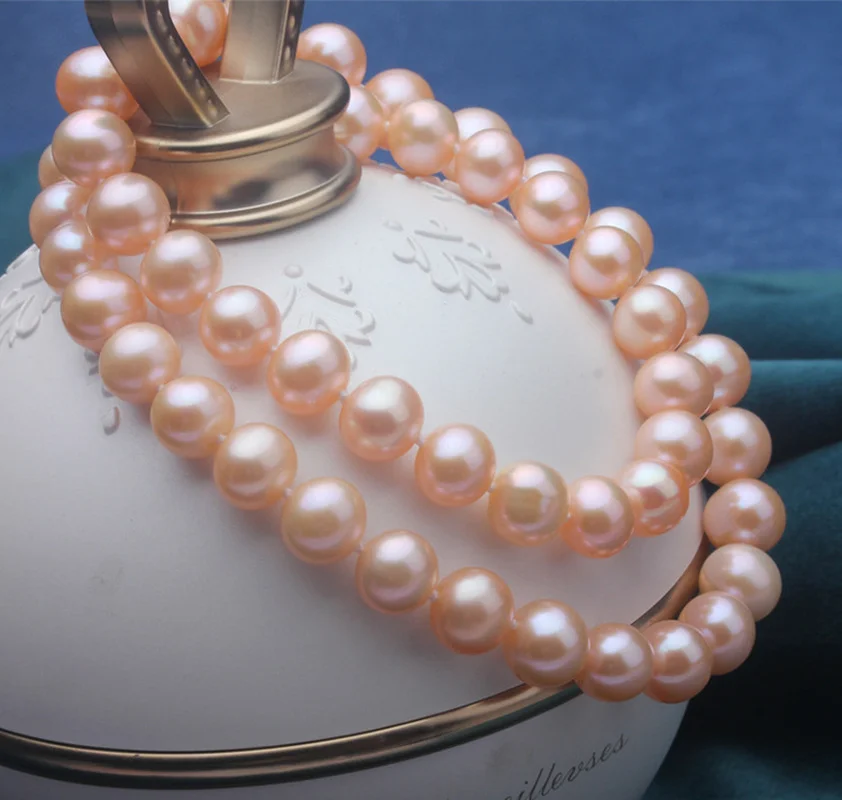 Charming 18"9-10mm Natural Sea Genuine Round Pearl Necklace Free Shipping For Women Jewelry Necklace Choker
Charming 18"9-10mm Natural Sea Genuine Round Pearl Necklace Free Shipping For Women Jewelry Necklace Choker