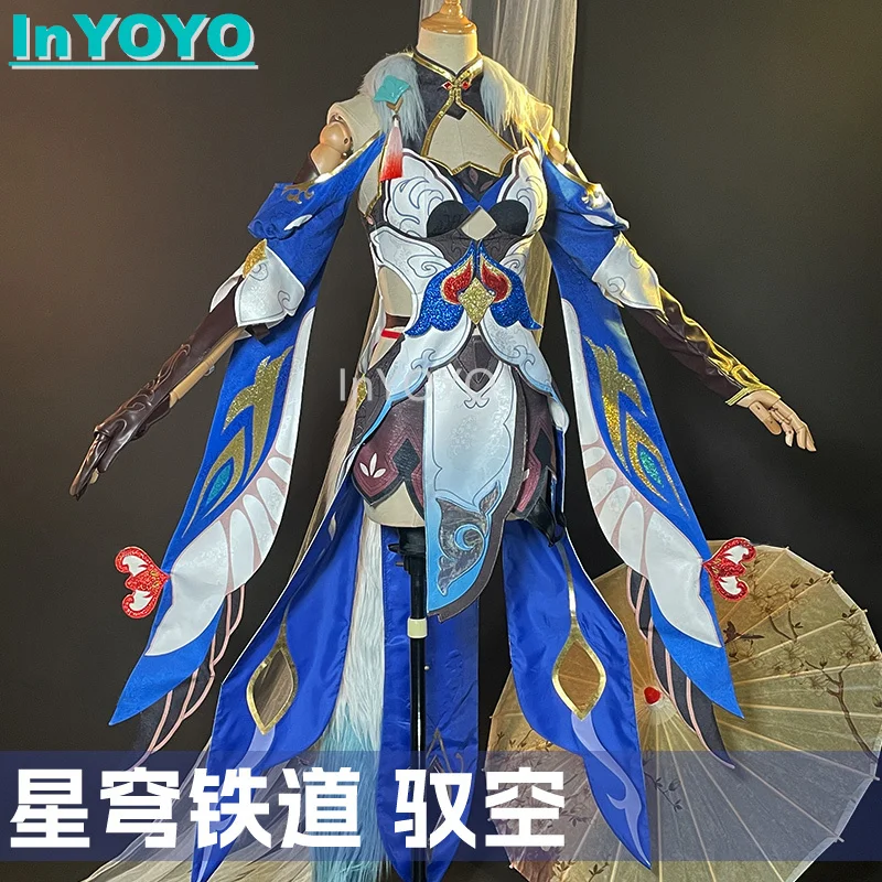 InYOYO Yukong Cosplay Costume Honkai: Star Rail Antique Uniform Yu Kong Game Suit Halloween Party Role Play Outfit Women XS-XXL
InYOYO Yukong Cosplay Costume Honkai: Star Rail Antique Uniform Yu Kong Game Suit Halloween Party Role Play Outfit Women XS-XXL