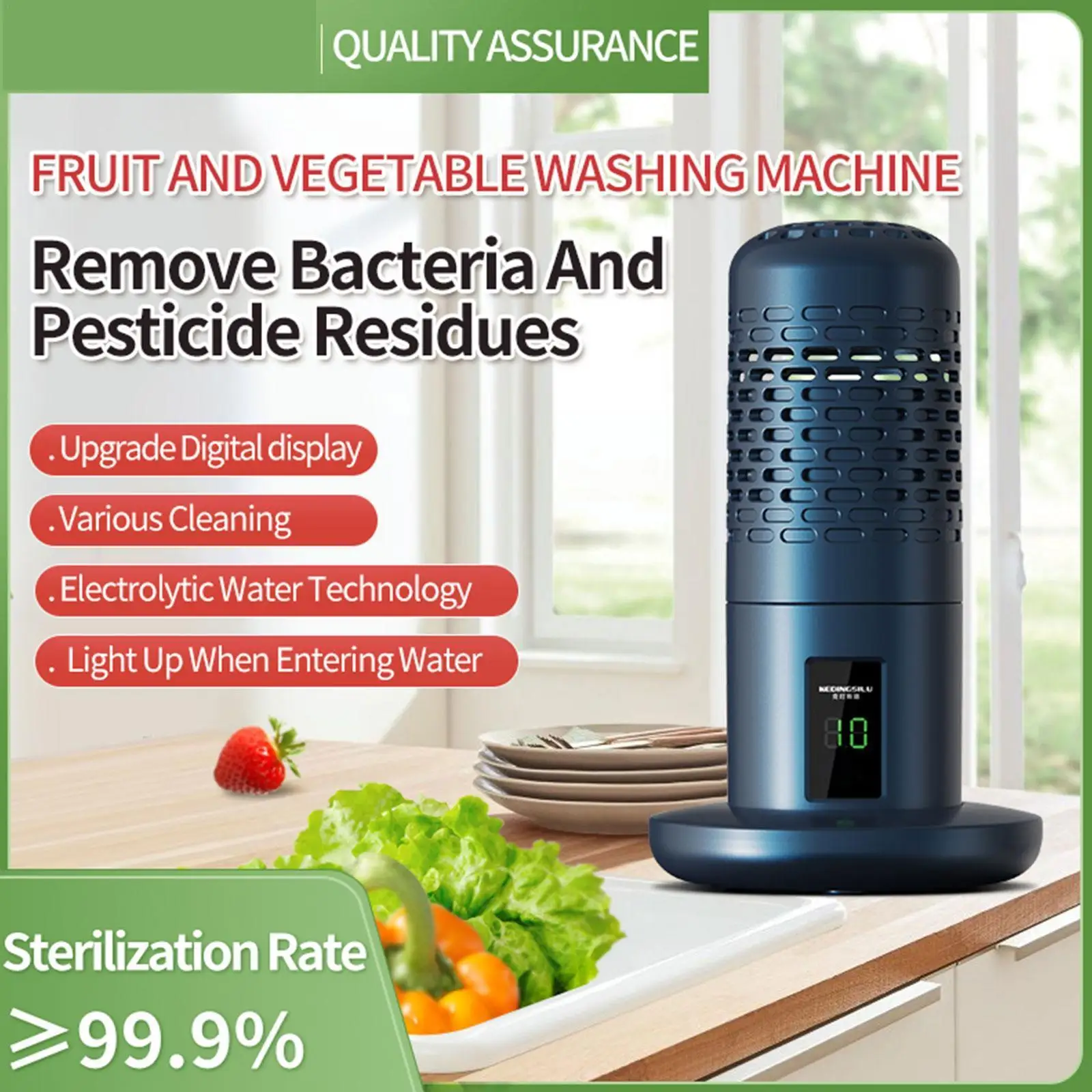 Upgraded Display Capsule Shape Fruit Vegetable Washing Household Machine Food Cleaner Wireless Purifier Machine Portable 20 Y6m6
Upgraded Display Capsule Shape Fruit Vegetable Washing Household Machine Food Cleaner Wireless Purifier Machine Portable 20 Y6m6