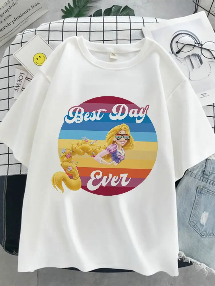 T Shirt Women Disney With Sunglasses Rapunzel Princess Aesthetic Print Fashion T-Shirt Modern Young Popular Sweet Tshirt Comfy
T Shirt Women Disney With Sunglasses Rapunzel Princess Aesthetic Print Fashion T-Shirt Modern Young Popular Sweet Tshirt Comfy