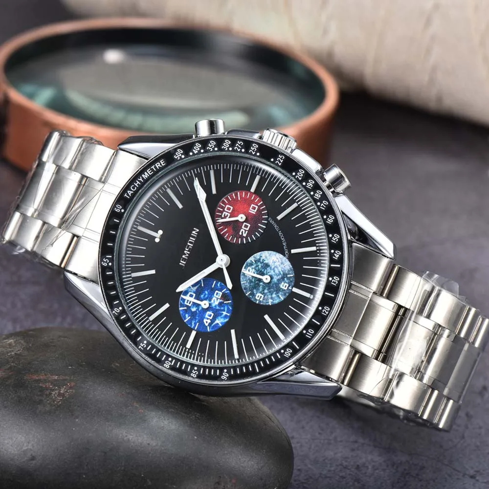 New Original Men Watches Multifunction Stainless Steel Automatic Date Wterproof Moon Watch Business Chronograph Quartz AAA Clock
New Original Men Watches Multifunction Stainless Steel Automatic Date Wterproof Moon Watch Business Chronograph Quartz AAA Clock
