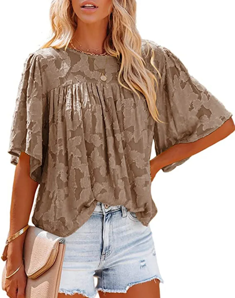 European And American Women's Clothes 2022 Summer New Chiffon Shirt Trumpet Sleeve Doll Lace Hollow Out Blouse
European And American Women's Clothes 2022 Summer New Chiffon Shirt Trumpet Sleeve Doll Lace Hollow Out Blouse