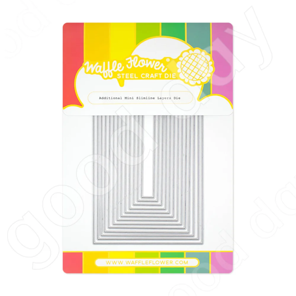New Additional Mini Slimline Layers Metal Cutting Dies Scrapbook Diary Decoration Embossing Template Diy Greeting Card Handmade
New Additional Mini Slimline Layers Metal Cutting Dies Scrapbook Diary Decoration Embossing Template Diy Greeting Card Handmade