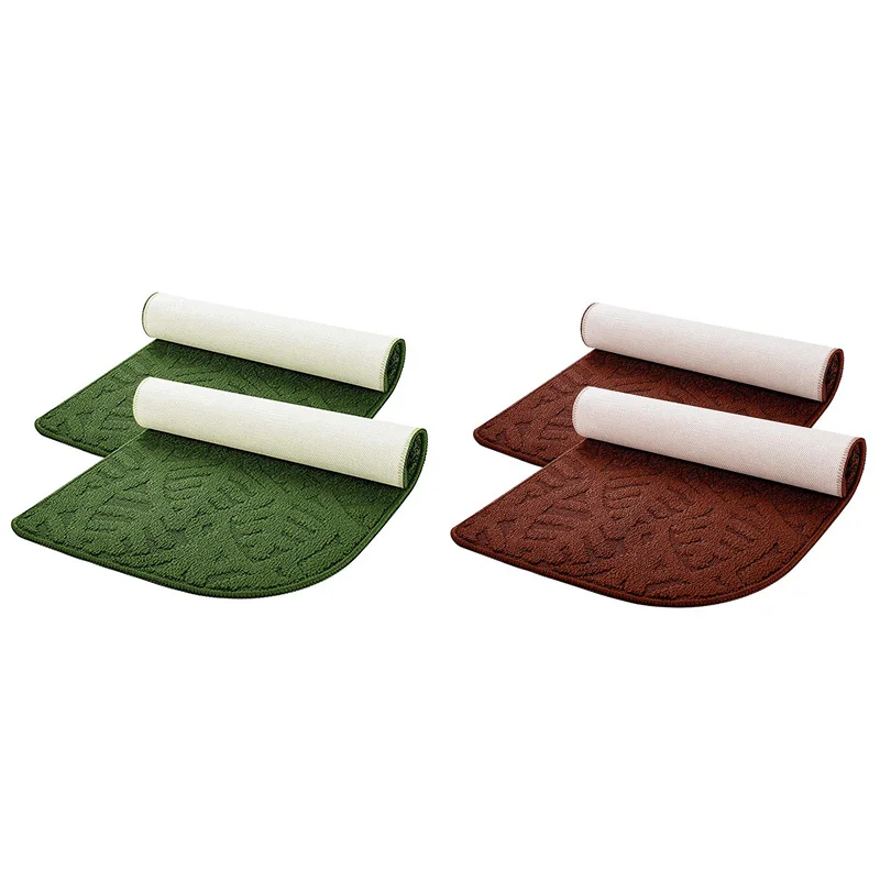 2-Pack Indoor Doormat, Non-Slip Front Door Rug, Durable Printed Kitchen Rug, 1/4 Round Corner Design Entrance
2-Pack Indoor Doormat, Non-Slip Front Door Rug, Durable Printed Kitchen Rug, 1/4 Round Corner Design Entrance