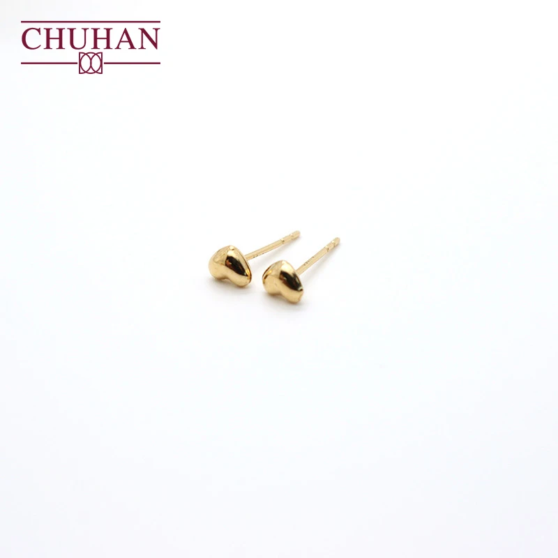 CHUHAN 18K Gold Love Heart Stud Earrings Female Au750 Solid Rose Gold Fashion Earrings Fine Jewelry Factory Wholesale
CHUHAN 18K Gold Love Heart Stud Earrings Female Au750 Solid Rose Gold Fashion Earrings Fine Jewelry Factory Wholesale