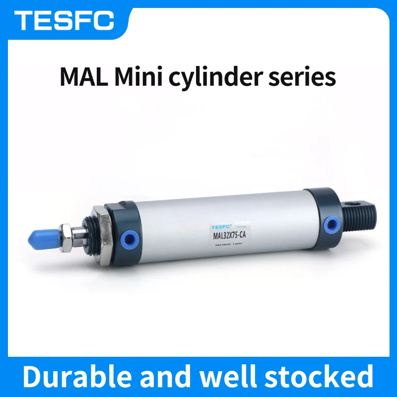 Pneumatic small aluminum alloy mini cylinder without magnetic pen MAL40X25X50X75X100X125X150X175X200SCA
Pneumatic small aluminum alloy mini cylinder without magnetic pen MAL40X25X50X75X100X125X150X175X200SCA