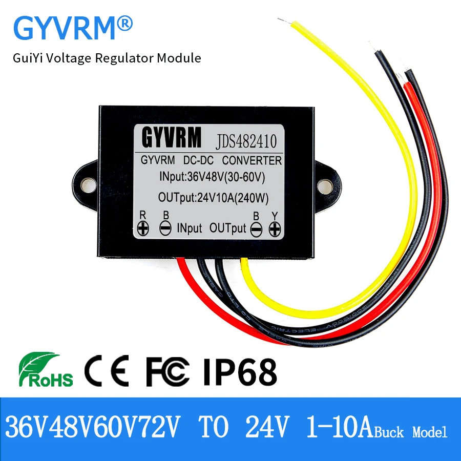 DC DC Converter 36V48V to 24V 3A 5A 6A 8A 10A Buck Converter 60V to 24V 5A Step-down Module 30-90V to 24V 5A Power Conventer
DC DC Converter 36V48V to 24V 3A 5A 6A 8A 10A Buck Converter 60V to 24V 5A Step-down Module 30-90V to 24V 5A Power Conventer