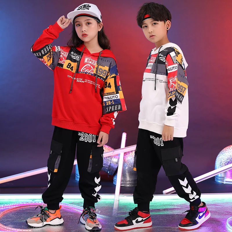Kid Kpop Hip Hop Clothing Print Hoodie Sweatshirt Top Streetwear Tactical Cargo Jogger Pants for Girl Boy Dance Costume Clothes
Kid Kpop Hip Hop Clothing Print Hoodie Sweatshirt Top Streetwear Tactical Cargo Jogger Pants for Girl Boy Dance Costume Clothes