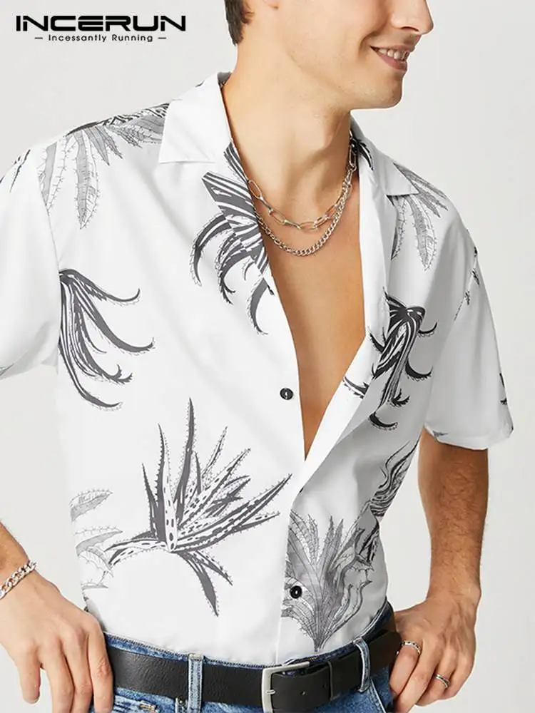 Fashion Men Hawaiian Shirt Printed Lapel Short Sleeve 2022 Summer Button Men Clothing Streetwear Vacation Casual Camisas INCERUN
Fashion Men Hawaiian Shirt Printed Lapel Short Sleeve 2022 Summer Button Men Clothing Streetwear Vacation Casual Camisas INCERUN