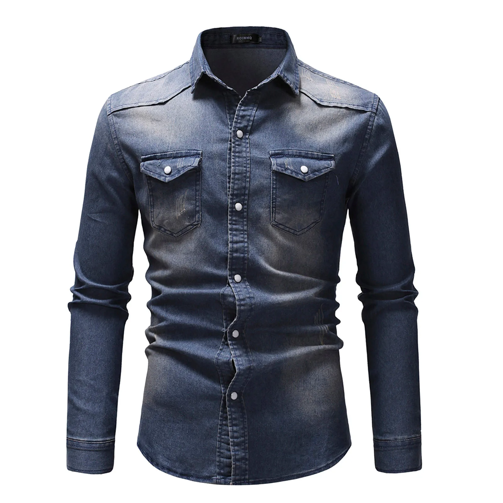 2022 Slim Stretch Denim Korean Fashion Shirt Clothing Men's Retro Autumn and Winter Denim Thin Shirts Long Sleeves Two Pockets
2022 Slim Stretch Denim Korean Fashion Shirt Clothing Men's Retro Autumn and Winter Denim Thin Shirts Long Sleeves Two Pockets