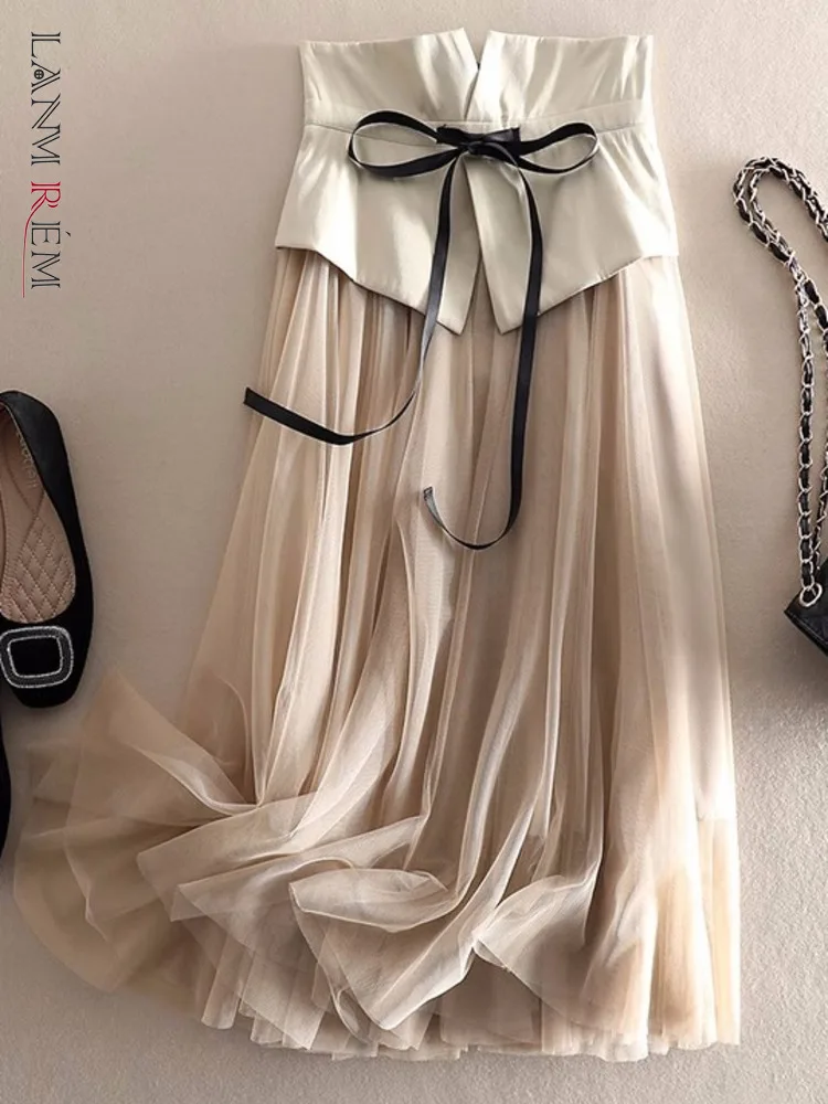 LANMREM Elegant Mesh Skirt Mid Length Waistband High Waisted Patchwork Skirts Female Fashion Clothing 2023 Summer New 2DA1226
LANMREM Elegant Mesh Skirt Mid Length Waistband High Waisted Patchwork Skirts Female Fashion Clothing 2023 Summer New 2DA1226