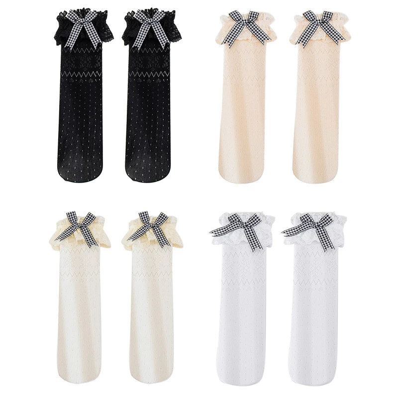 Baby Breathable Lace Socks Children Kids Bowknot Middle Tube Socks Spring Summer Autumn Warm Stocking Knee High Tube Sox
Baby Breathable Lace Socks Children Kids Bowknot Middle Tube Socks Spring Summer Autumn Warm Stocking Knee High Tube Sox