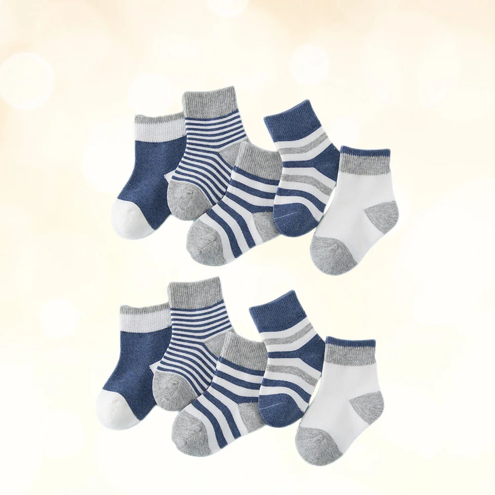 5 Pairs Unisex Baby Boys Girls Newborn Cotton Socks for Kids 1-3 Year Old (Dark Blue, Mixed Styles) Accessory
5 Pairs Unisex Baby Boys Girls Newborn Cotton Socks for Kids 1-3 Year Old (Dark Blue, Mixed Styles) Accessory