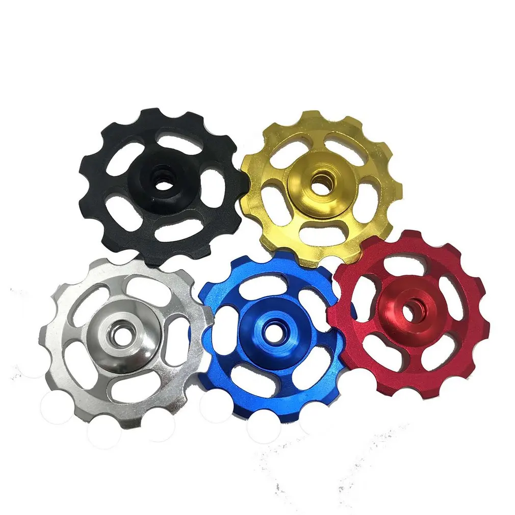 11T Bicycle Rear Derailleur Jockey Wheel Ceramic Bearing Aluminum Alloy MTB Mountain Bike Guide Roller
11T Bicycle Rear Derailleur Jockey Wheel Ceramic Bearing Aluminum Alloy MTB Mountain Bike Guide Roller