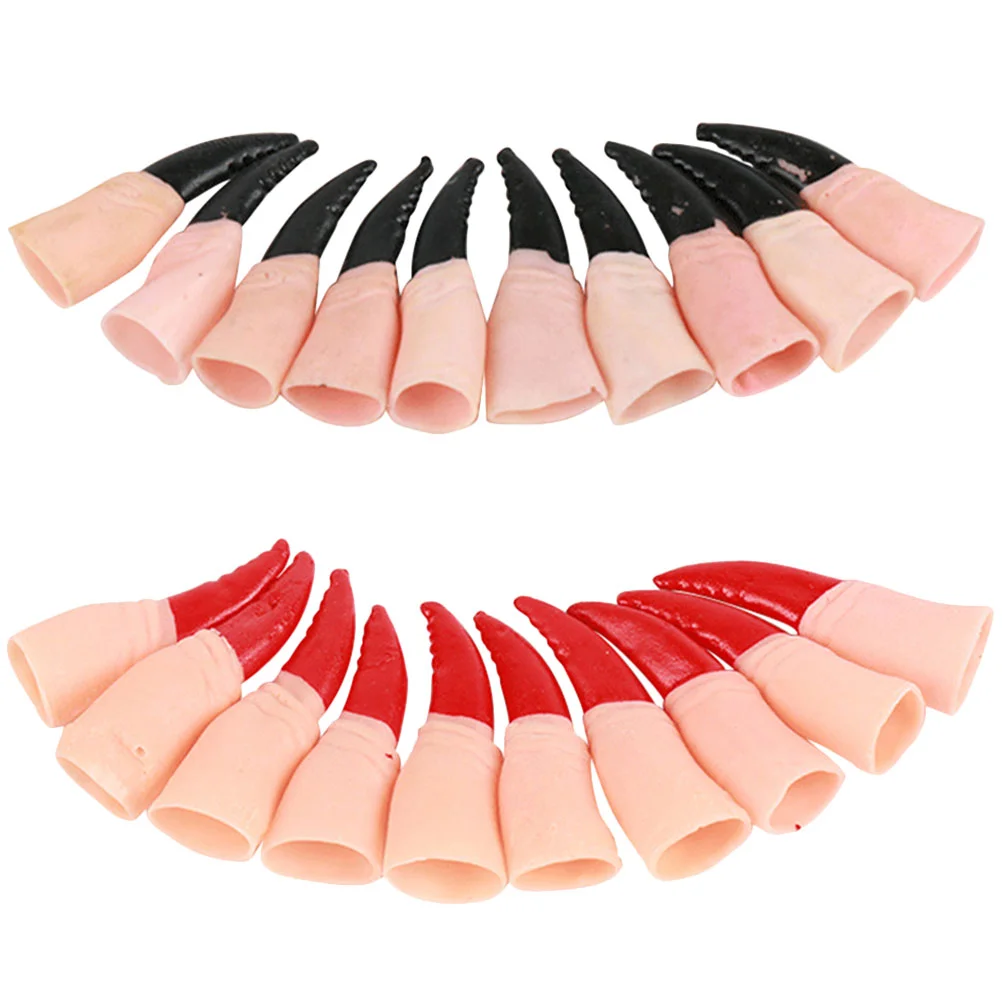 Finger Witch Fake Nail Fingers Claws Costume Cosplay Nails Zombie Party False Claw Ring Monsterprop Fingernail Dance Belly
Finger Witch Fake Nail Fingers Claws Costume Cosplay Nails Zombie Party False Claw Ring Monsterprop Fingernail Dance Belly