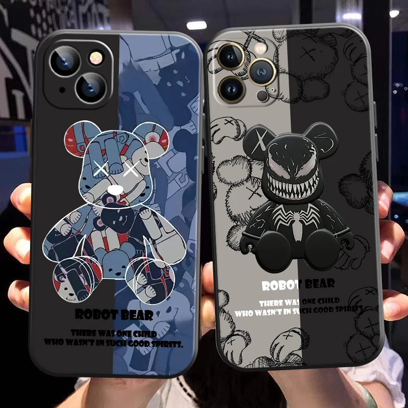 Luxury Fashion Bear For Apple iPhone 13 12 11 Pro 12 13 Mini X XR XS Max 5 6 6S 7 8 Plus SE2020 Phone Case Silicone Cover Funda
Luxury Fashion Bear For Apple iPhone 13 12 11 Pro 12 13 Mini X XR XS Max 5 6 6S 7 8 Plus SE2020 Phone Case Silicone Cover Funda