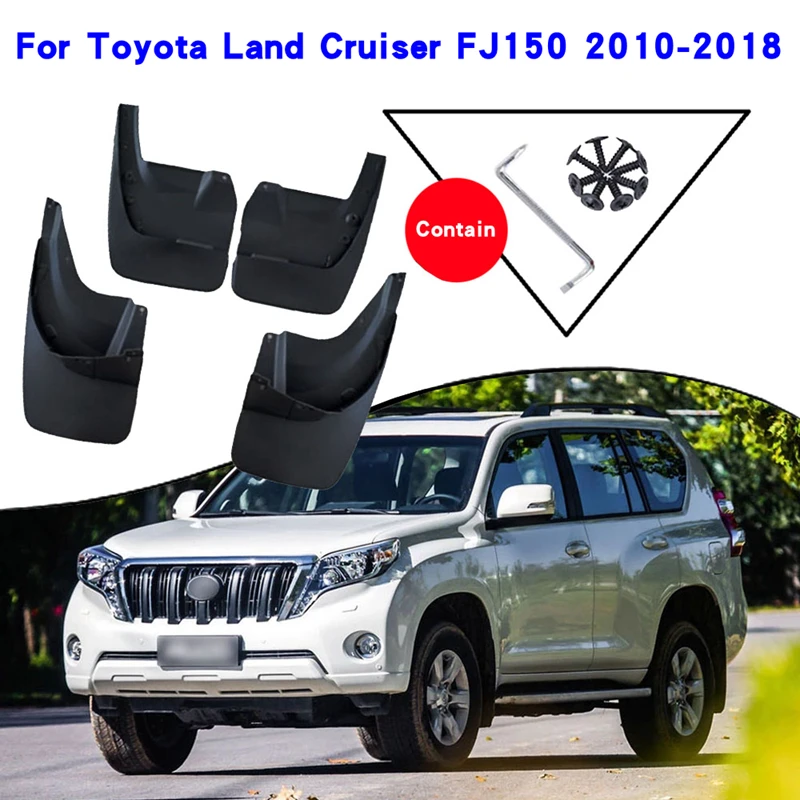 Car Fender Accessories For Toyota Land Cruiser Prado 150 FJ150 2018-2010 Mudguards Splash Guards Fender Mudflaps Car Mud Flaps
Car Fender Accessories For Toyota Land Cruiser Prado 150 FJ150 2018-2010 Mudguards Splash Guards Fender Mudflaps Car Mud Flaps
