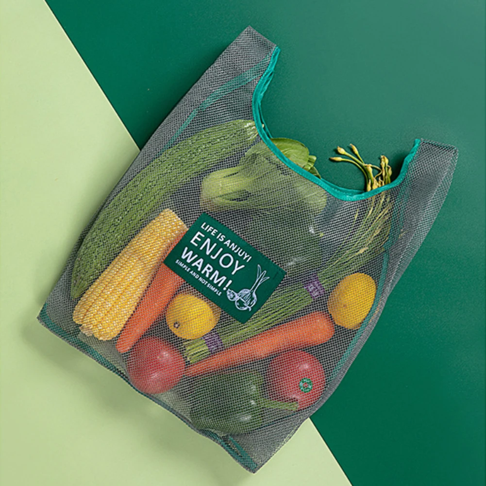 Mesh Vegetable Bags Net Shopping Hanging Bag Reusable Fruit Tote Grocery Hollow Storage Handbag Kitchen Portable Organizer
Mesh Vegetable Bags Net Shopping Hanging Bag Reusable Fruit Tote Grocery Hollow Storage Handbag Kitchen Portable Organizer