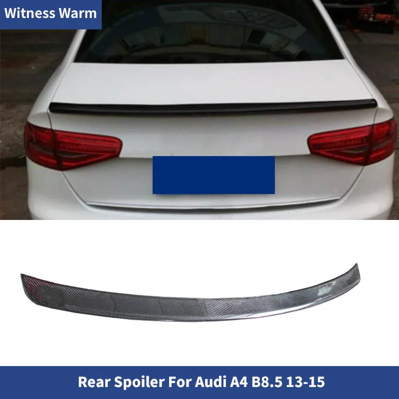 Декорированный спойлер для Audi A4, B8.5, S4, стиль 2013, 2014, 2015, из углеродного волокна
Декорированный спойлер для Audi A4, B8.5, S4, стиль 2013, 2014, 2015, из углеродного волокна