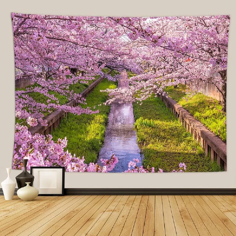 Pink Romantic Cherry Blossom Mural Mandala Tapestry Kawaii Bohemian Tapestries Bedroom Living Room Dorm Home Decor Wall Hanging
Pink Romantic Cherry Blossom Mural Mandala Tapestry Kawaii Bohemian Tapestries Bedroom Living Room Dorm Home Decor Wall Hanging