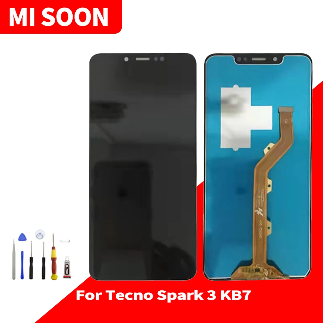 For Tecno Spark 3 KB7 LCD Display Touch Screen Digitizer Assembly For Tecno Spark 3 KB7 lcd Replacement Screen
For Tecno Spark 3 KB7 LCD Display Touch Screen Digitizer Assembly For Tecno Spark 3 KB7 lcd Replacement Screen