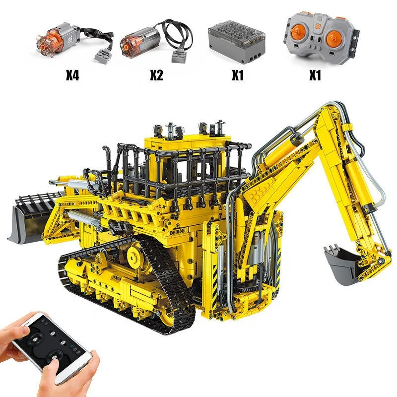 Mould King Block City Engineering Bulldozer Technical Engineering Vehicle Excavator Building Blocks Bricks Construction Toy
Mould King Block City Engineering Bulldozer Technical Engineering Vehicle Excavator Building Blocks Bricks Construction Toy