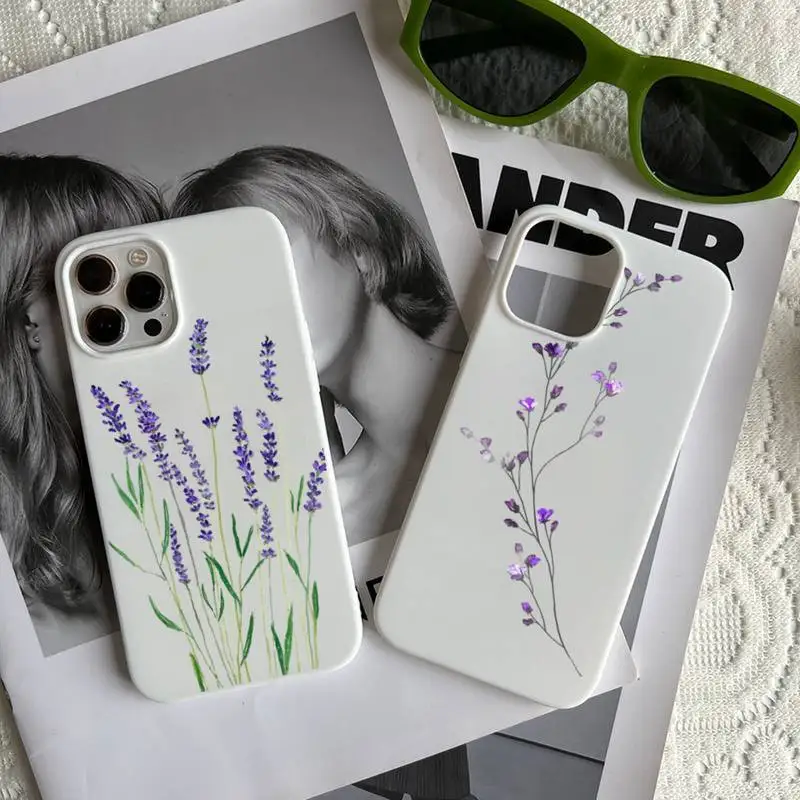 Simple Lavender Purple Flowers Phone Case Candy Color for iPhone 6 7 8 11 12 13 s mini pro X XS XR MAX Plus
Simple Lavender Purple Flowers Phone Case Candy Color for iPhone 6 7 8 11 12 13 s mini pro X XS XR MAX Plus