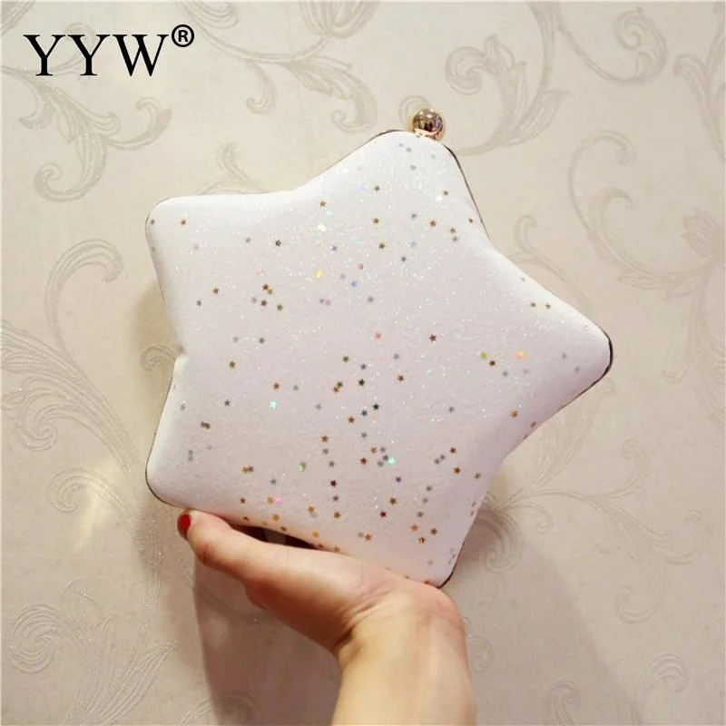 Pentangle Evening Clutch Bags For Women Fashion Sequins Banquet Glitter Clutches Luxury Purse Chain Sling Shoulder Bags
Pentangle Evening Clutch Bags For Women Fashion Sequins Banquet Glitter Clutches Luxury Purse Chain Sling Shoulder Bags