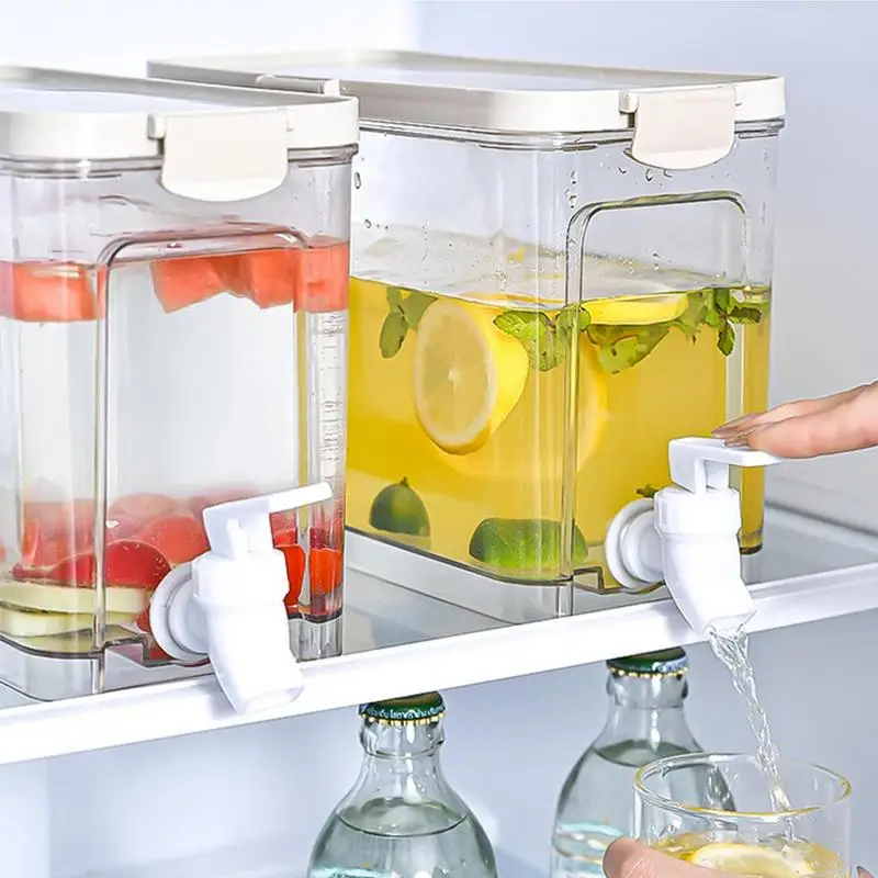 Cold Water Kettle 3.9L with Faucet Beverage Dispenser for Fridge Portable Lemonade Container Drink Dispenser for Family Party
Cold Water Kettle 3.9L with Faucet Beverage Dispenser for Fridge Portable Lemonade Container Drink Dispenser for Family Party