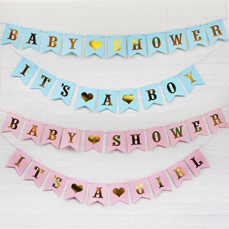 Baby Shower Boy Girl Banner Party Decoration Bunting Paper Pull Flowers Letter Pull Flags DIY Party Backgrounds Supplies
Baby Shower Boy Girl Banner Party Decoration Bunting Paper Pull Flowers Letter Pull Flags DIY Party Backgrounds Supplies