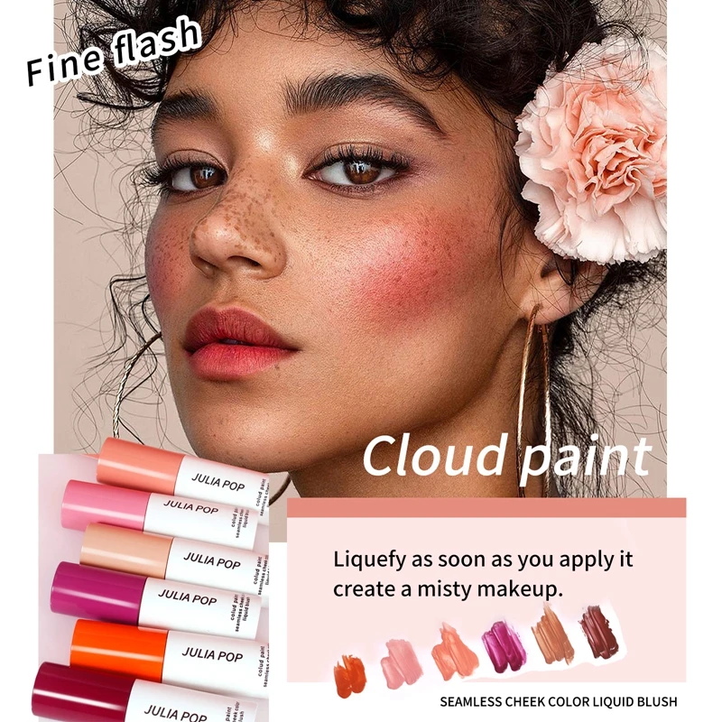 6 Colors Face Liquid Blusher Contour Matte Natural Cheek Blush Brighten Skin Tone Long Lasting Waterproof Moist Makeup Red Blush
6 Colors Face Liquid Blusher Contour Matte Natural Cheek Blush Brighten Skin Tone Long Lasting Waterproof Moist Makeup Red Blush
