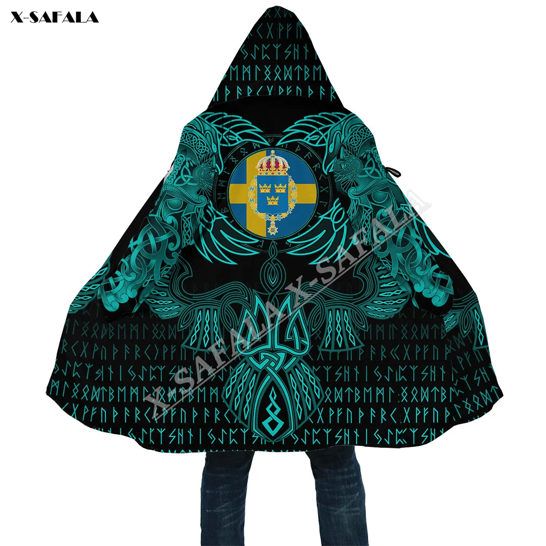 Sweden Valknut Odin Thick Warm Cloak Men Tattoo Symbol Viking Overcoat Coat 3D Print Windproof Fleece Cape Robe Hooded Blanket
Sweden Valknut Odin Thick Warm Cloak Men Tattoo Symbol Viking Overcoat Coat 3D Print Windproof Fleece Cape Robe Hooded Blanket
