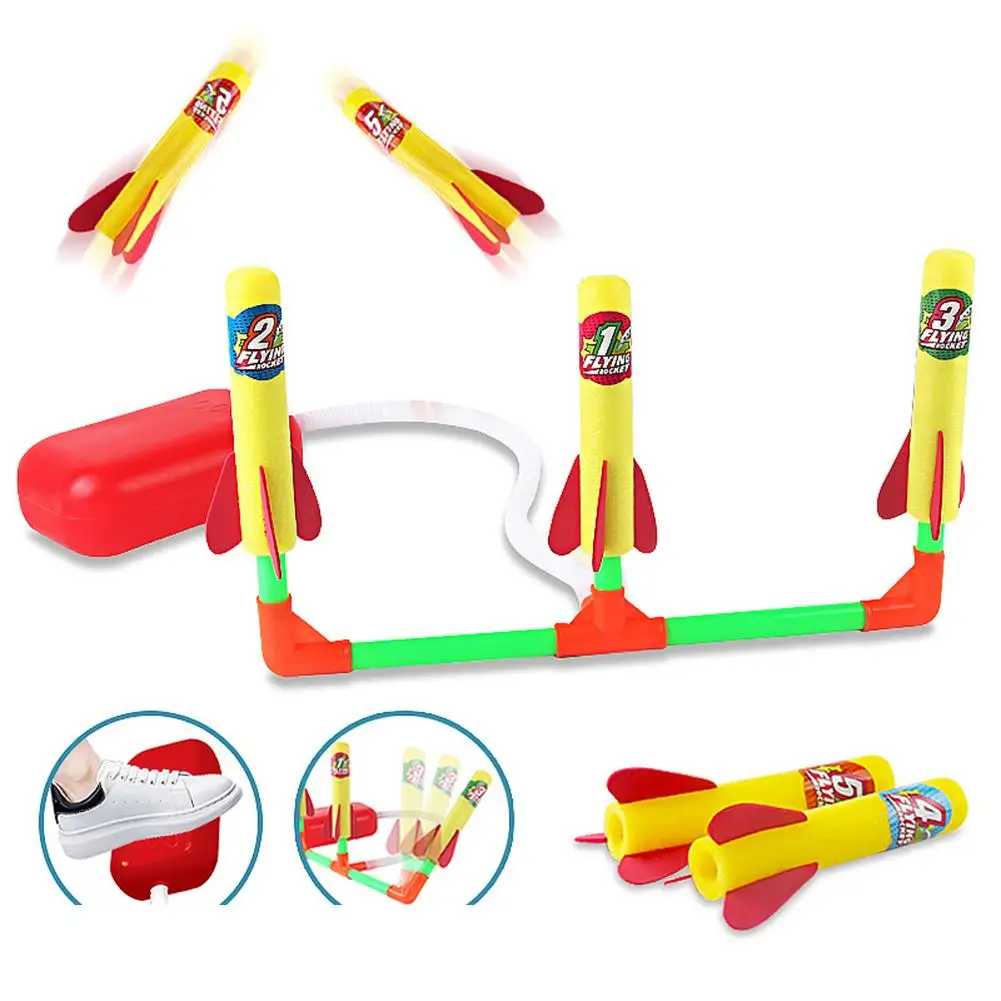 Pedal Stomp Aerodynamic Rocket Launcher Toys Outdoor Sports Competitive Games Tools Fun Puzzle Educational Toy For Children 
Pedal Stomp Aerodynamic Rocket Launcher Toys Outdoor Sports Competitive Games Tools Fun Puzzle Educational Toy For Children