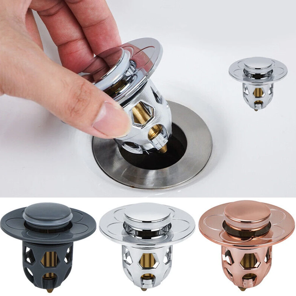 Drain Filter Sink Stopper Plug And Play Plug-in Pressing Sensitive 34-40mm 60*50*30mm All-copper 100% Brand New
Drain Filter Sink Stopper Plug And Play Plug-in Pressing Sensitive 34-40mm 60*50*30mm All-copper 100% Brand New