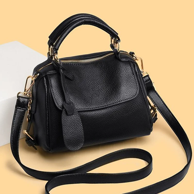 Fashion Genuine Leather Women Handbags Women's bag 100% Cowhide Female Shoulder Bags Designer Ladies Messenger Bag Luxury Totes
Fashion Genuine Leather Women Handbags Women's bag 100% Cowhide Female Shoulder Bags Designer Ladies Messenger Bag Luxury Totes