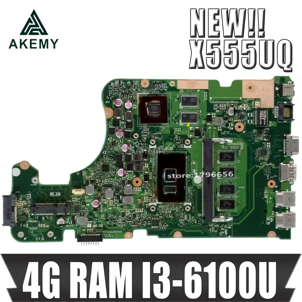Материнская плата Akmey X555UJ для ноутбука Asus X555UB X555UF X555UQ F555U, оригинальная материнская плата GT940M, 4GB-RAM, железная память/6006U
Материнская плата Akmey X555UJ для ноутбука Asus X555UB X555UF X555UQ F555U, оригинальная материнская плата GT940M, 4GB-RAM, железная память/6006U