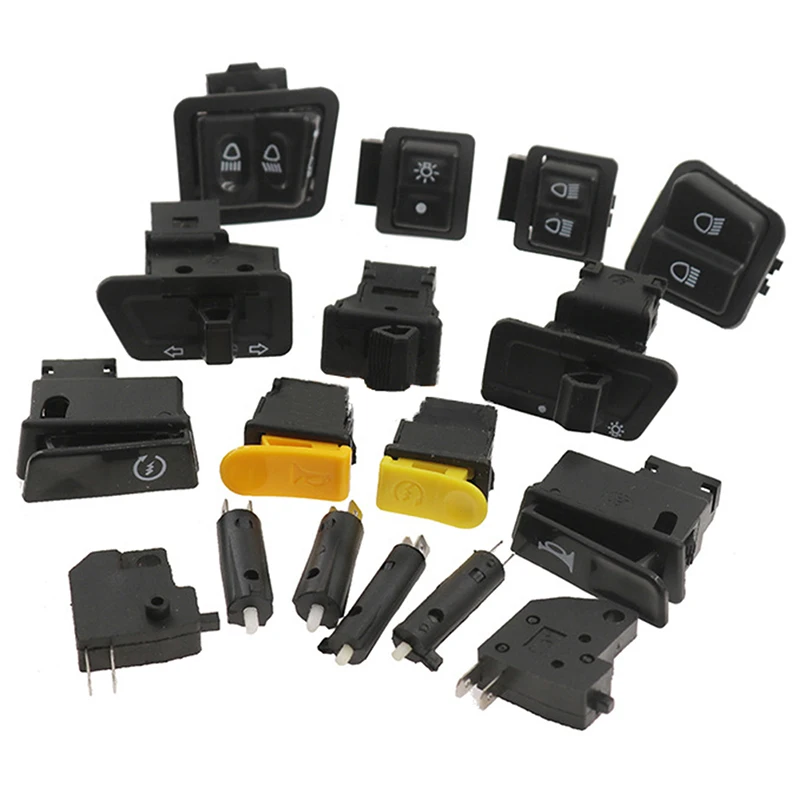 1Pc Motorcycle Start High/Low Beam Light Headlight Horn Turn Signal Button Switches Plastic Black Dirt Bike Moped Scooter
1Pc Motorcycle Start High/Low Beam Light Headlight Horn Turn Signal Button Switches Plastic Black Dirt Bike Moped Scooter