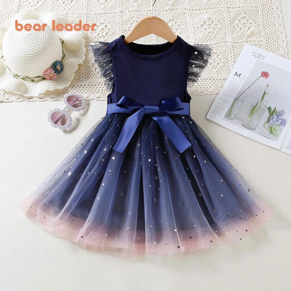 Bear Leader Kids Baby Dresses Summer New Girls Fly Sleeve Bow Mesh Dress Princess Dress Evening Dresses Fashion Girls Clothing
Bear Leader Kids Baby Dresses Summer New Girls Fly Sleeve Bow Mesh Dress Princess Dress Evening Dresses Fashion Girls Clothing