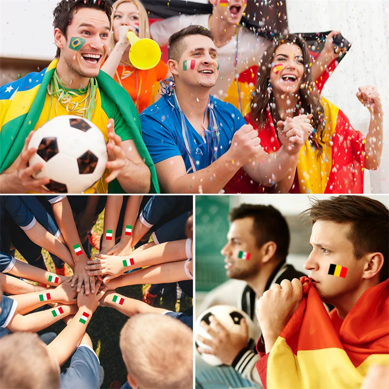 2pcsNew Flag Tattoo Stickers World Cup Marathon Games Fan Party Party Temporary Stickers
2pcsNew Flag Tattoo Stickers World Cup Marathon Games Fan Party Party Temporary Stickers