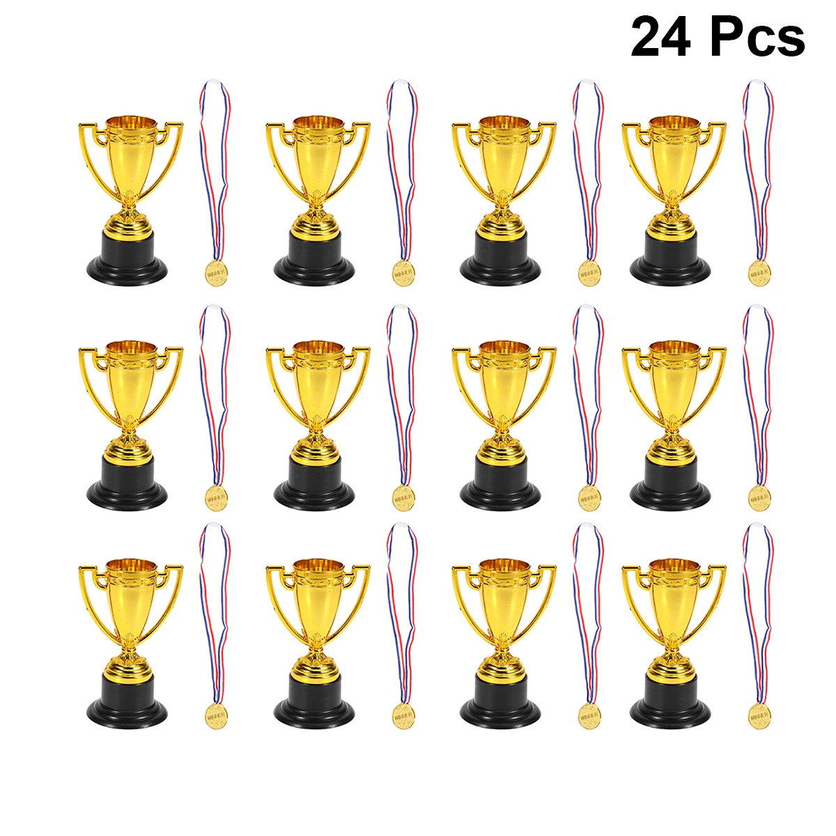 12sets Plastic Mini Gold Cups and Medals Gold Cup Children's Toys for Party Supplies Children's Early Learning Toys Prizes
12sets Plastic Mini Gold Cups and Medals Gold Cup Children's Toys for Party Supplies Children's Early Learning Toys Prizes