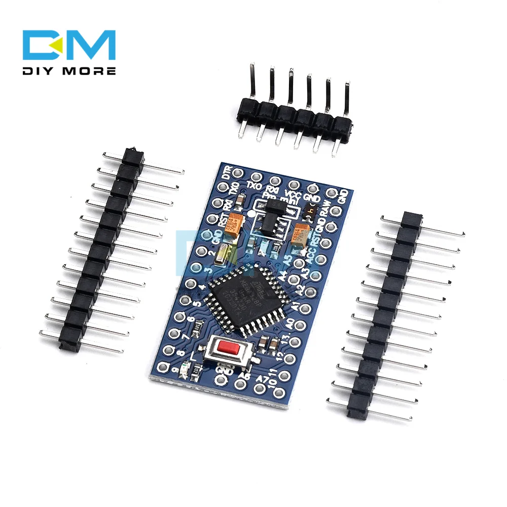 Pro Mini 3.3V 5V 8MHZ 16MHZ Atmega328 Atmega328P Module For Arduino Compatible Nano Serial Board Replace ATmega128
Pro Mini 3.3V 5V 8MHZ 16MHZ Atmega328 Atmega328P Module For Arduino Compatible Nano Serial Board Replace ATmega128