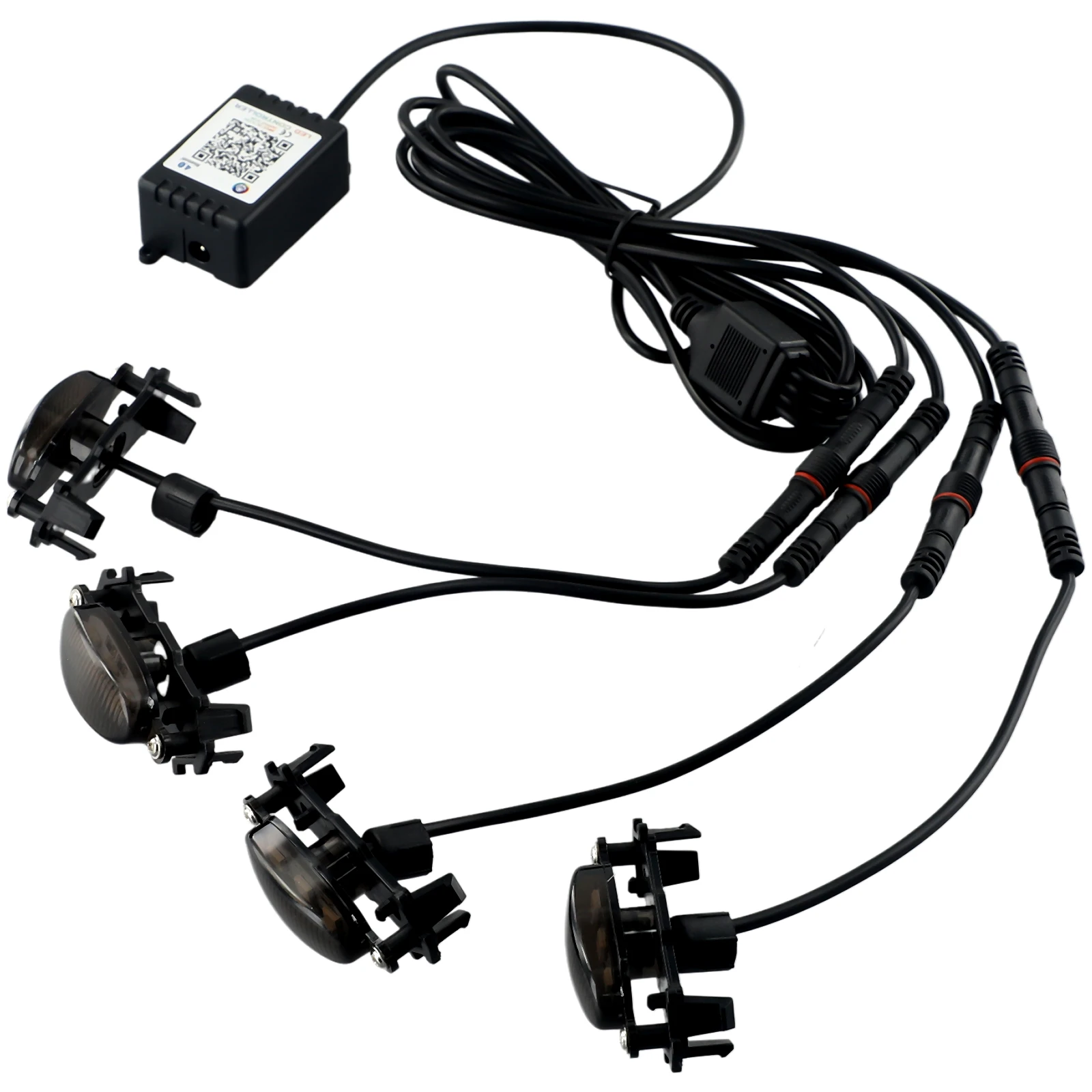 LED Grille Grille Light Kit 4PCS ABS Plastic Flexible Light Weight Low Power Consumption RGB Colorful APP Control
LED Grille Grille Light Kit 4PCS ABS Plastic Flexible Light Weight Low Power Consumption RGB Colorful APP Control