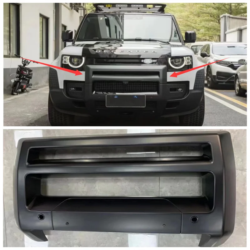 High Quality ABS Front Car Bumper Diffuser Protector Guard Skid Plate Fits For Land Rover Defender 90/110 2020 2021 2022 2023
High Quality ABS Front Car Bumper Diffuser Protector Guard Skid Plate Fits For Land Rover Defender 90/110 2020 2021 2022 2023