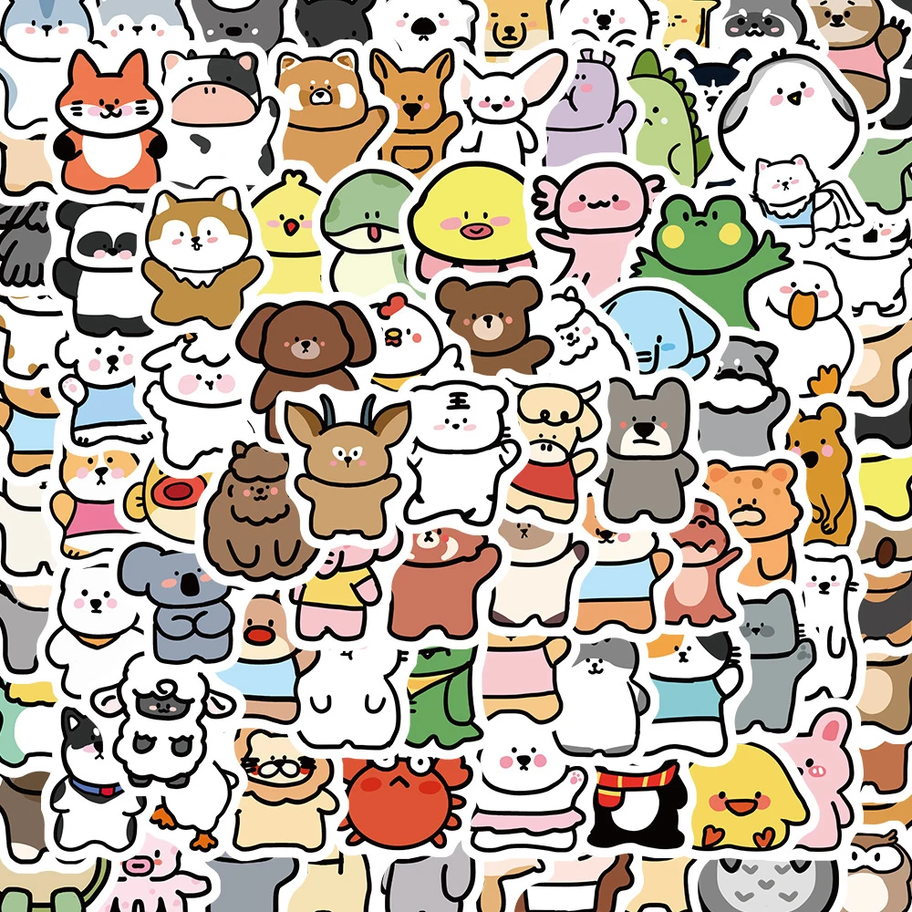 10/30/50/100pcs Cute Animal Cartoon Graffiti Stickers Decals Scrapbook Laptop Phone Suitcase Planner Stationery Sticker Kids Toy
10/30/50/100pcs Cute Animal Cartoon Graffiti Stickers Decals Scrapbook Laptop Phone Suitcase Planner Stationery Sticker Kids Toy