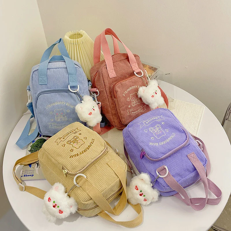 Women Corduroy Crossbody Bags Cute Bear Transparent Design Canvas Zipper Shoulder & Messenger Bag Phone Money Handbags For Girls
Women Corduroy Crossbody Bags Cute Bear Transparent Design Canvas Zipper Shoulder & Messenger Bag Phone Money Handbags For Girls