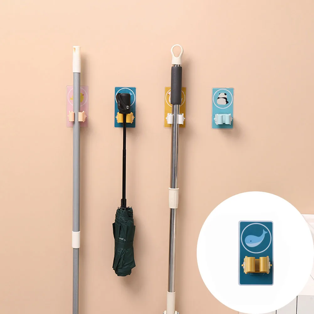 Mop Clip Hook Cartoon Wall Mounted Hanger Punching Free Mop Holder Selfadhesive Non-marking Rack Broom Storage Kitchen Bathroom
Mop Clip Hook Cartoon Wall Mounted Hanger Punching Free Mop Holder Selfadhesive Non-marking Rack Broom Storage Kitchen Bathroom