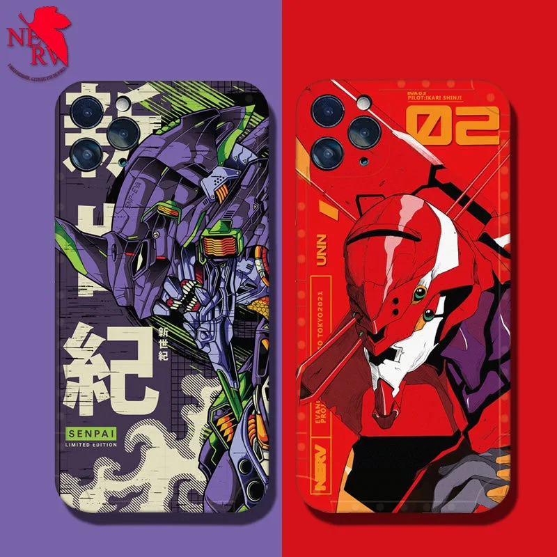 New Evangelion Anime Cases For iPhone 13 12 11 Pro Max XR XS MAX 8 X 7 SE 2022 Cartoon Anti-Fall Cool Fashion Matt Back Cover
New Evangelion Anime Cases For iPhone 13 12 11 Pro Max XR XS MAX 8 X 7 SE 2022 Cartoon Anti-Fall Cool Fashion Matt Back Cover