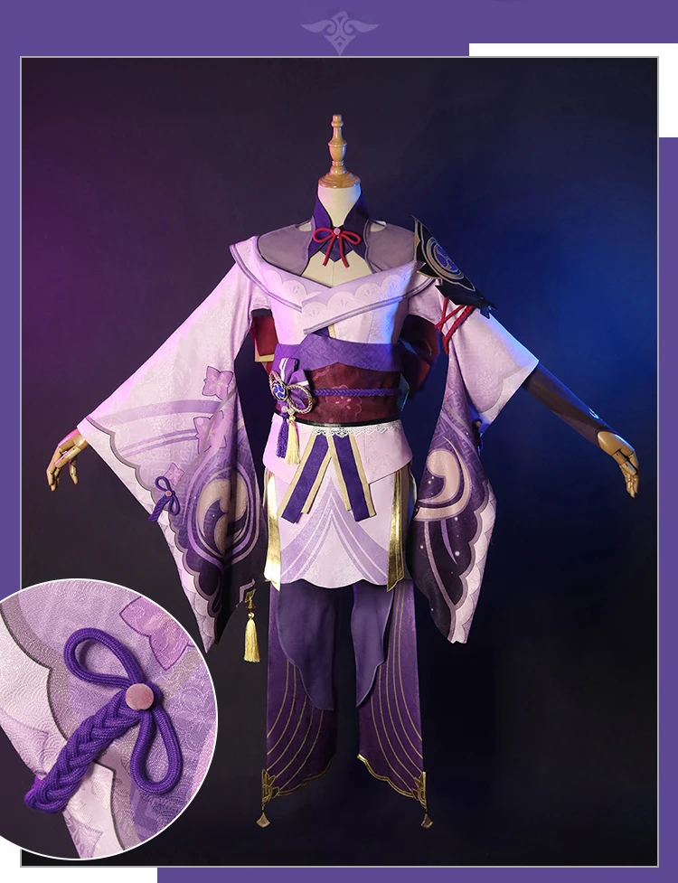 Genshin Impact game Raiden Shogun role-playing costume game anime girl Halloween exhibition stage costume
Genshin Impact game Raiden Shogun role-playing costume game anime girl Halloween exhibition stage costume