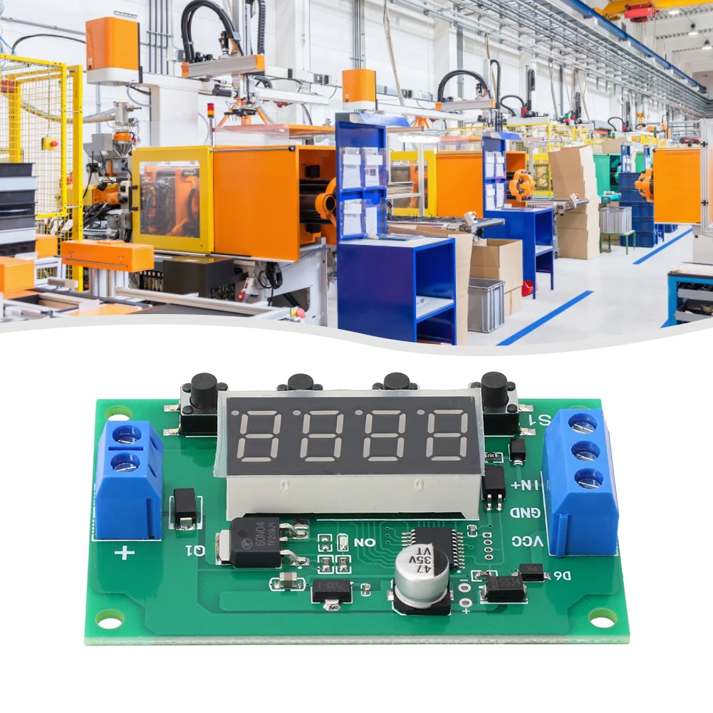 DC 12V/24V MOS Multi Function Delay Relay Trigger Cycle Delay Switch Timer Trigger Delay Count Electrical Equipment Supplies
DC 12V/24V MOS Multi Function Delay Relay Trigger Cycle Delay Switch Timer Trigger Delay Count Electrical Equipment Supplies